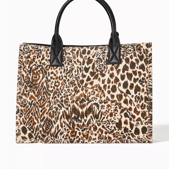 Lilly Pulitzer winstead cheetah print tote! - Picture 3 of 10